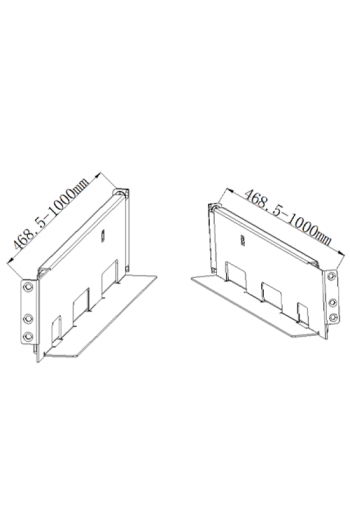 Glisiera pentru rack UPS din seria R - HIKVISION Glisiera-UPS-R