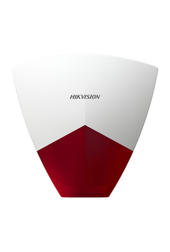 Sirena cablata de exterior, 12 VDC, Rosu, IP55 - HIKVISION DS-PS102X-R