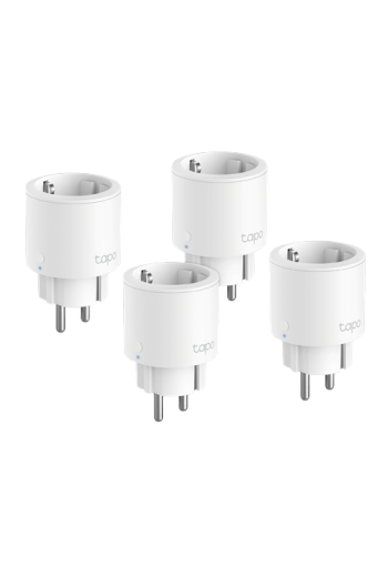 Pachet 4 prize smart, 16A, 3680W, Wi-Fi, control vocal, monitorizare consum - TP-Link Tapo TapoP115(4-pack)