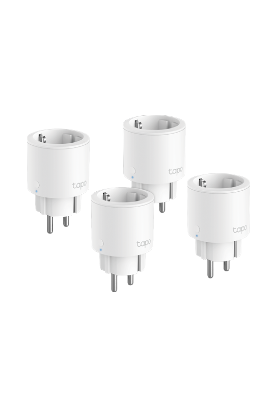 Pachet 4 prize smart, 16A, 3680W, Wi-Fi, control vocal, monitorizare consum - TP-Link Tapo TapoP115(4-pack)
