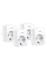 Pachet 4 prize smart, 16A, Wi-Fi, control vocal, monitorizare consum - TP-Link Tapo TapoP110(4-pack)