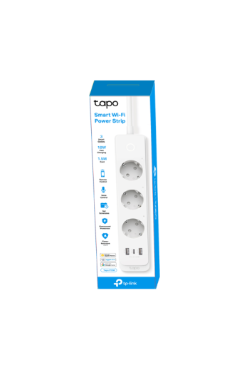 Prelungitor Wi-Fi Smart, 3 prize, 1 x USB-C, 2 x USB-A - TP-Link Tapo TapoP300
