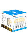Set 4 becuri smart Wi-Fi, lumina calda 2700K ajustabila, 806 lm, E27 - TP-Link Tapo TapoL510E(4-pack)