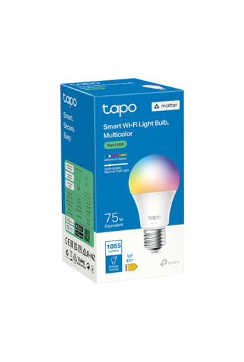 Bec smart Wi-Fi, RGB, intensitate ajustabila, 2500-6500K, 1055 lm, E27 - TP-Link Tapo TapoL535E