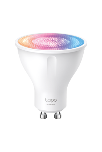 Bec LED smart Wi-Fi, RGB, 2200-6500K, intensitate ajustabila, 350 lm, GU10 - TP-Link Tapo TapoL630