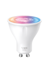 Bec LED smart Wi-Fi, RGB, 2200-6500K, intensitate ajustabila, 350 lm, GU10 - TP-Link Tapo TapoL630