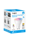 Bec LED smart Wi-Fi, RGB, 2200-6500K, intensitate ajustabila, 350 lm, GU10 - TP-Link Tapo TapoL630