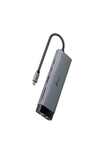 Hub USB-C 9-in-1, Power Delivery 100W, HDMI, Cititor carduri, Transfer date, RJ45 - TP-Link UH9120C