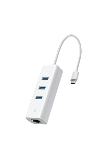 Adaptor USB Type-C la RJ45 Gigabit, 3 x USB 3.0 - TP-Link UE330C