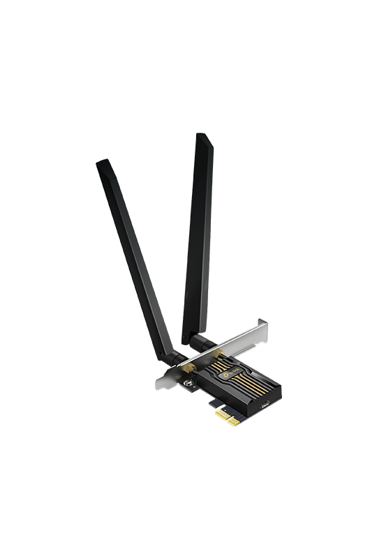 Adaptor PCI-E Bluetooth 5.4, Wi-Fi 7, BE6500 Tri-Band, 2 x Antene High-Performance - TP-Link ArcherTBE400E