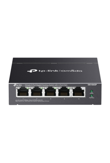Switch 4 x RJ45 1G PoE, 1 x RJ45 1G, Buget PoE 65W, Unanaged - TP-Link Omada DS105GP