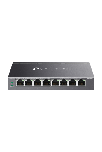 Switch 8 x RJ45 1G PoE, Buget PoE 65W, Unanaged - TP-Link Omada DS108GP