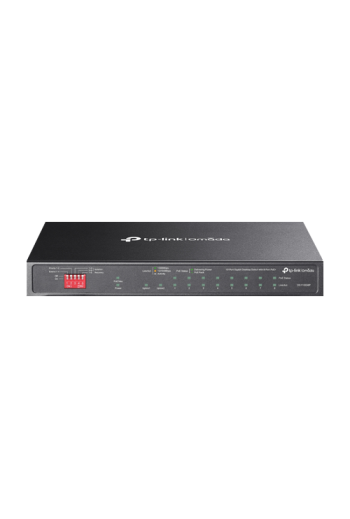 Switch 8 x RJ45 1G PoE, 1 x RJ45 1G, 1 x combo SFP/RJ45 1G, Buget PoE 123W, Unanaged - TP-Link Omada DS110GMP