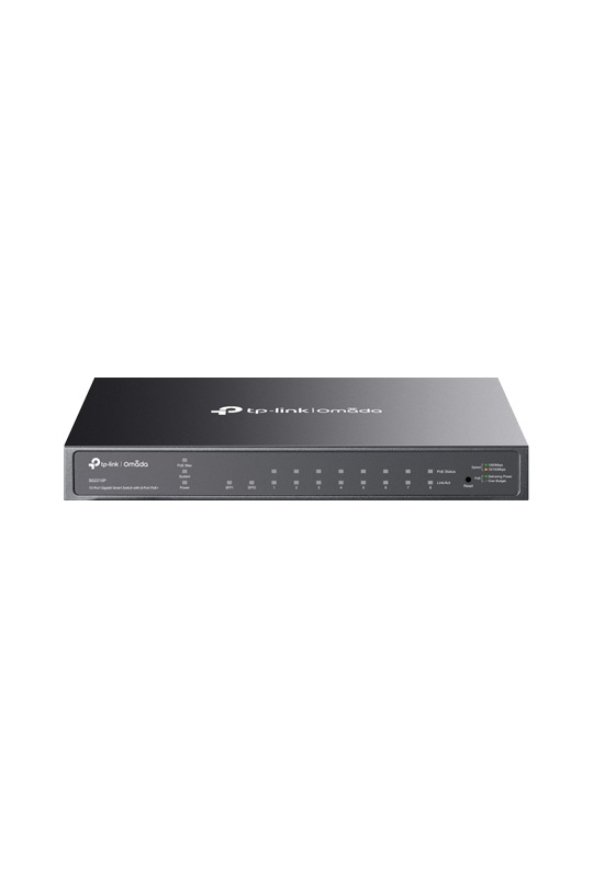 Switch L2+, 8 x RJ45 1G PoE, 2 x SFP 1G, Buget PoE 61W, Management - TP-Link Omada SG2210P