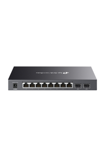 Switch L2+, 8 x RJ45 1G PoE, 2 x SFP 1G, Buget PoE 61W, Management - TP-Link Omada SG2210P