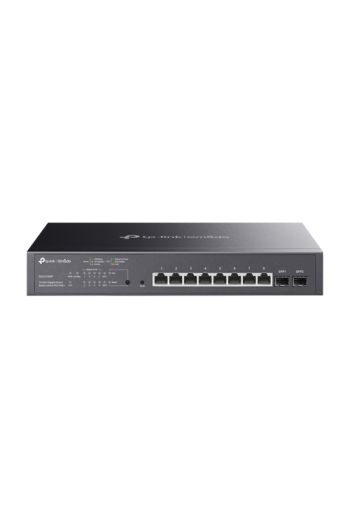 Switch L2+, 8 x RJ45 1G PoE, 2 x SFP 1G, Buget PoE 150W, Management - TP-Link Omada SG2210MP