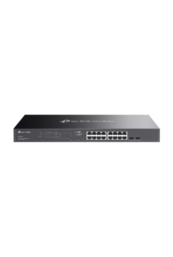 Switch L2+, 16 x RJ45 1G PoE, 2 x SFP 1G, Buget PoE 150W, Management - TP-Link Omada SG2218P