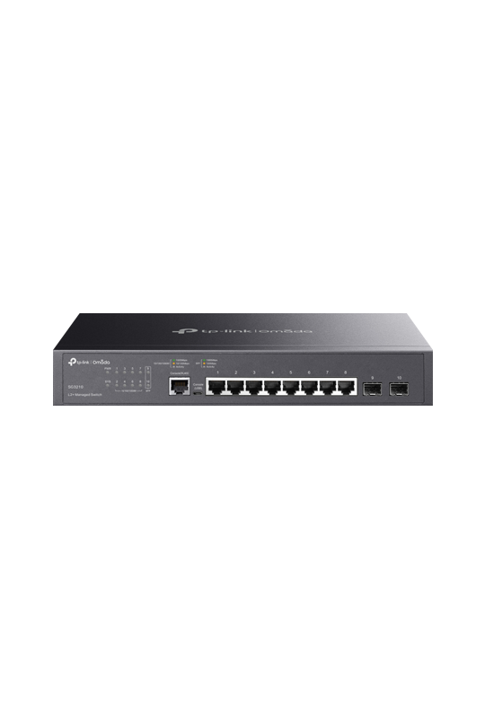 Switch L2+, 8 x RJ45 1G, 2 x SFP 1G, Management, 1U - TP-Link Omada SG3210