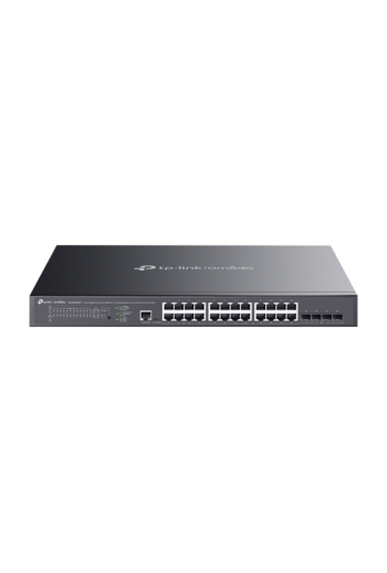 Switch L2+, 16 x RJ45 1G PoE+, 8 x RJ45 1G Hi-PoE, 4 x SFP+ 10G, Management, 1U - TP-Link Omada SG3428XMPP