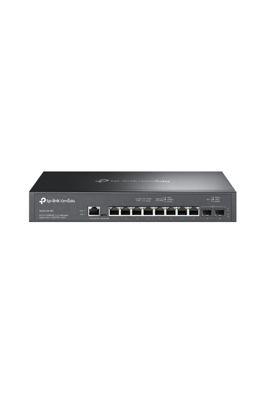 Switch L2+, 8 x RJ45 2.5G, 2 x SFP+ 10G, Management, 1U - TP-Link Omada SG3210X-M2