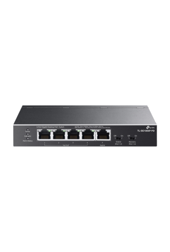 Switch 4 x RJ45 1G PoE Out, 1 x RJ45 1G PoE In, Unmanaged - TP-Link TL-SG1005P-PD