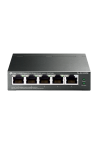 Switch 4 x RJ45 1G PoE, 1 x RJ45 1G, Buget PoE 65W, Easy Smart Managed - TP-Link TL-SG105PE