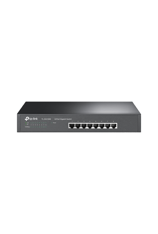 Switch 8 x RJ45 10G, Unmanaged, 1U - TP-Link TL-SX1008