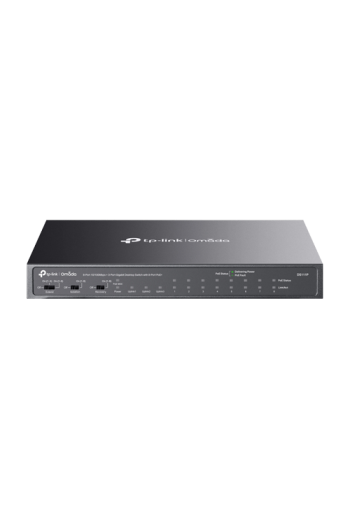 Switch 8 x RJ45 10/100 Mbps PoE, 2 x RJ45 1G, 1 x SFP 1G, Buget PoE 65W, Unanaged - TP-Link Omada DS111P