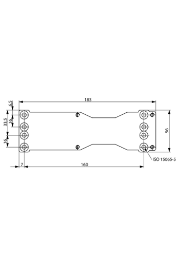 Placa montaj pentru DC200/DC300/DC500/DC700 - ASSA ABLOY DCA120-40