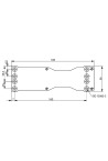 Placa montaj pentru DC200/DC300/DC500/DC700 - ASSA ABLOY DCA120-40