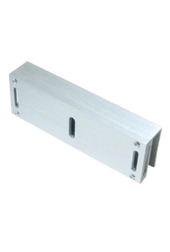 Suport U, instalare placa armatura H-01CC pe usa de sticla - ASSA ABLOY U1855