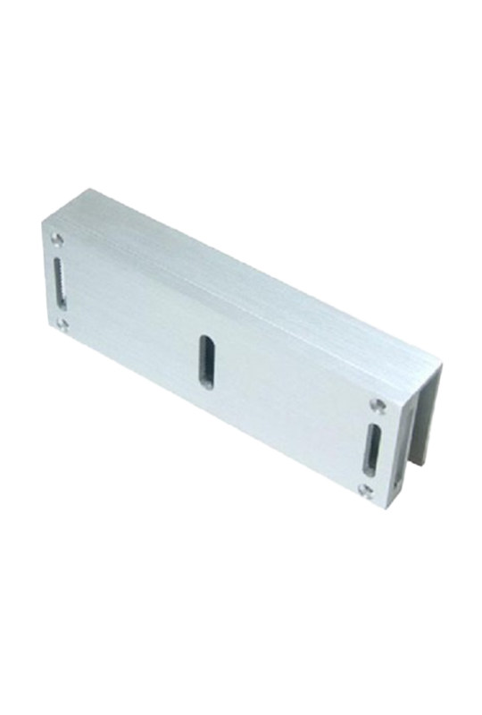 Suport U, instalare placa armatura H-01CC pe usa de sticla - ASSA ABLOY U1855