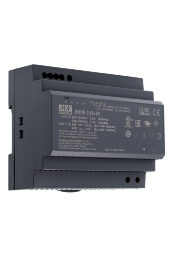 Sursa de alimentare in comutatie, 48V/3.2A, 153W, sina DIN - MEAN WELL HDR-150-48