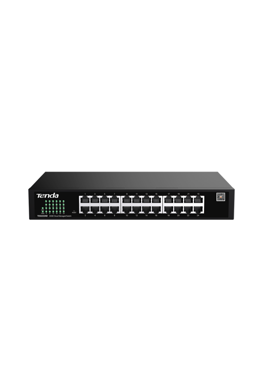 Switch 24 porturi RJ45 Gigabit, Management, 1U - TENDA TND-TEG2224D