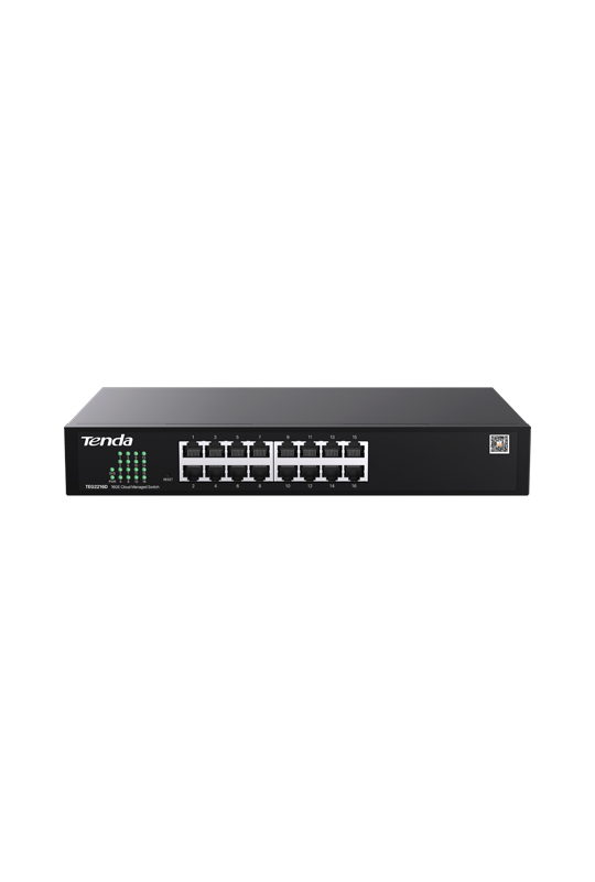 Switch 16 porturi RJ45 Gigabit, Management, 1U - TENDA TND-TEG2216D