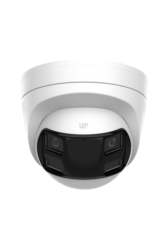 Camera IP Dual lens 6MP, 2 x lentila 2.8mm 180Â°, IR & WL 30m ColorVu, Audio+Stroboscop - HIKVISION DS-2CD1367G2HP-LIUF-SL-2.8mm