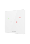 Post interior interfon TCP/IP, 9 butoane, PoE, Alarma IN, ALB - HIKVISION DS-KH6000-E1-White