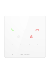 Post interior interfon TCP/IP, 9 butoane, PoE, Alarma IN, ALB - HIKVISION DS-KH6000-E1-White