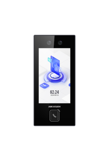 Terminal control acces recunoastere faciala, 4.5 inch touch screen, M1, WiFi, PoE - HIKVISION DS-K1T344MBWX-E1