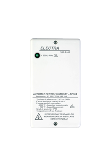 Automat pentru iluminat holurile sau scarile de bloc - ELECTRA API.11A