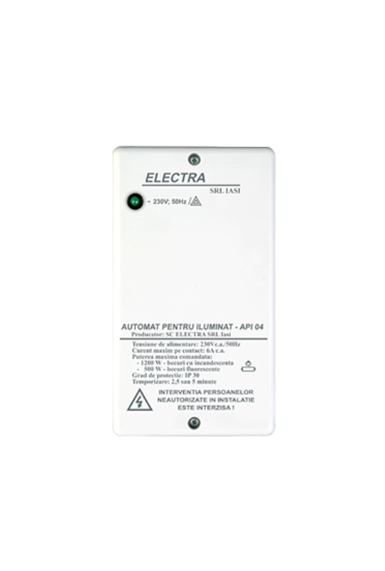 Automat pentru iluminat holurile sau scarile de bloc - ELECTRA API.11A