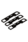 Set adaos-uri inchizator yala, negru - ELECTRA SET.235N.INC