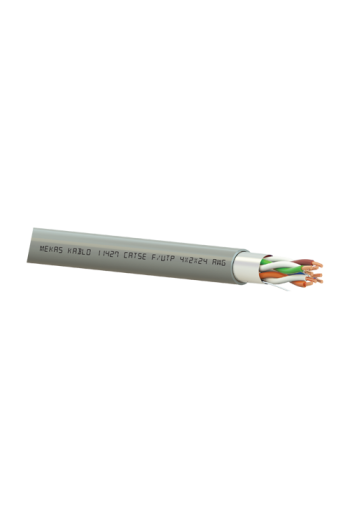 Cablu F/UTP, cat 5e, 4x2x24 AWG, Cupru, 305m - Mekas Kablo MEK90-4x2x24-5F