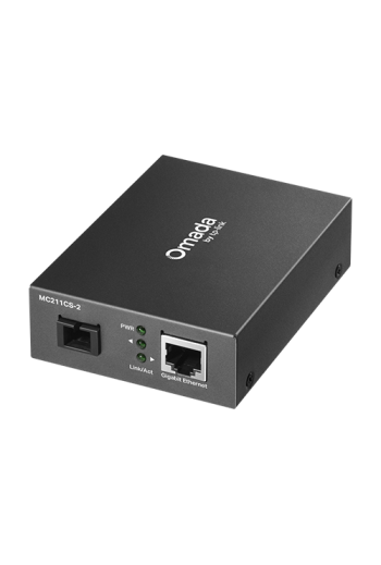 Media Convertor WDM Gigabit RJ45 - Single-mode SC Bi-directional, 2 km - TP-Link Omada MC211CS-2