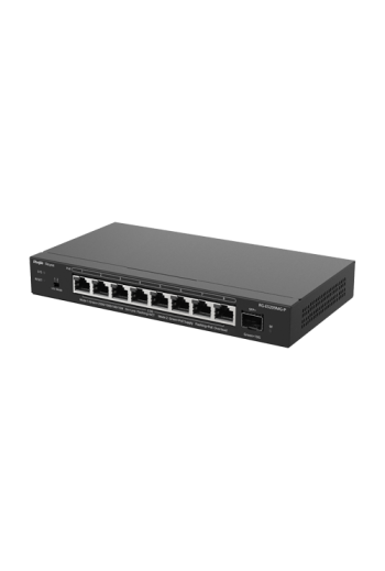 Switch 8 x RJ45 2.5G PoE, 1 x SFP+ 10G, Cloud Management - Ruijie Reyee RG-ES209MG-P