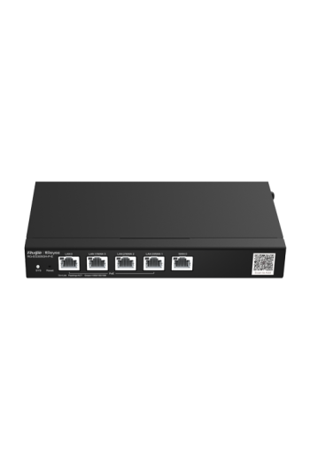Router 4 x RJ45 1G PoE, 1 x RJ45 1G, Buget PoE 60W, Multi-WAN, Cloud Management - Ruijie RG-EG305GH-P-E