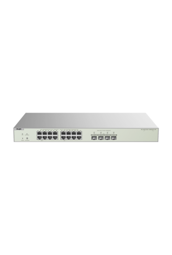 Switch L2+, 12 x RJ45 2.5G PoE+, 4 x RJ45 2.5G Hi-PoE, 4 x SFP+ 10G, Cloud Management, 1U - Ruijie RG-NBS3300-16MG4XS-HP