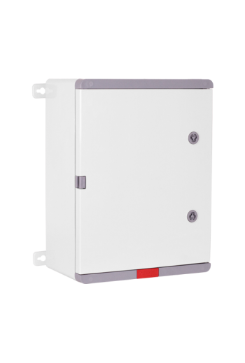 Cutie distributie IP67 din ABS gri, usa mata, placa metalica, 300x400x220 mm PD304022