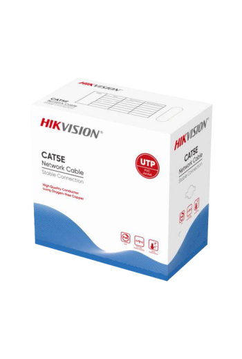 Cablu U/UTP cat5e 0.45mm, cupru integral, cutie 305 metri - HIKVISION DS-1LN5E-EU-C7