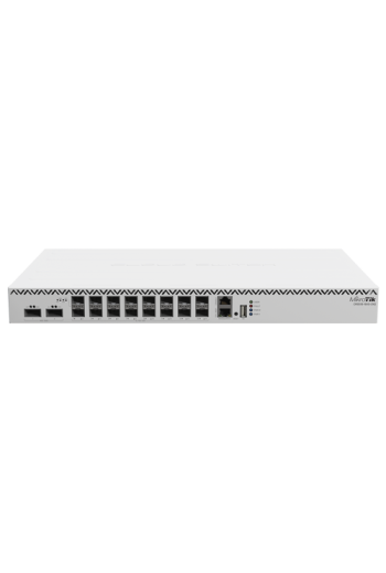 Switch 2 x QSF28 100G, 16 x SFP28 25G, 2 x RJ45 100 Mbps, 1U - MikroTik CRS518-16XS-2XQ-RM